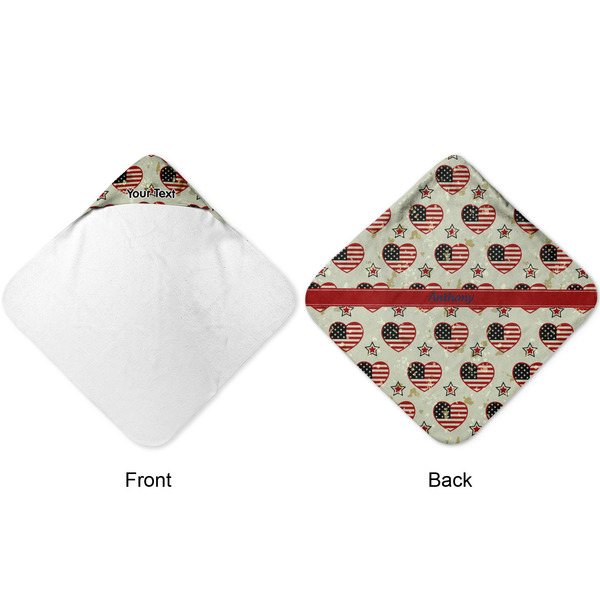 Americana Hooded Baby Towel- Approval
