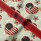 Americana Hooded Baby Towel- Detail Close Up