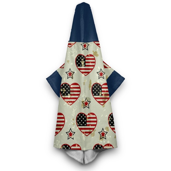 Americana Hooded Towel - Hanging
