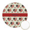 Americana Printed Cookie Topper - Round (Personalized)