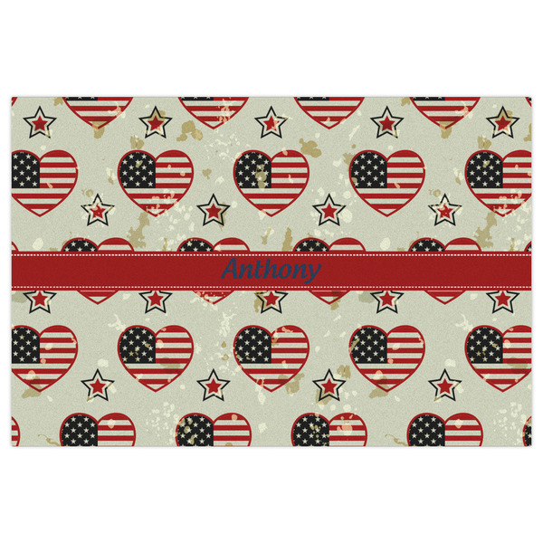 Americana Indoor / Outdoor Rug - 2'x3' - Front Flat