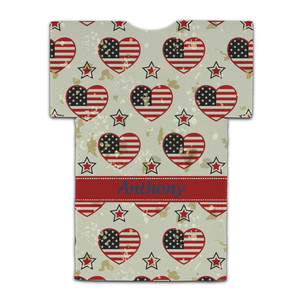 Americana Jersey Bottle Cooler - BACK (flat)