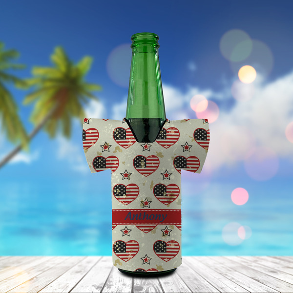 Americana Jersey Bottle Cooler - LIFESTYLE