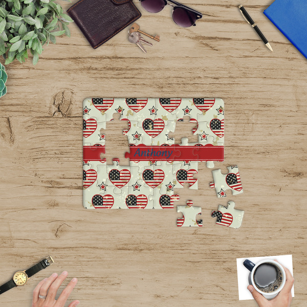 Americana Jigsaw Puzzle 30 Piece - In Context