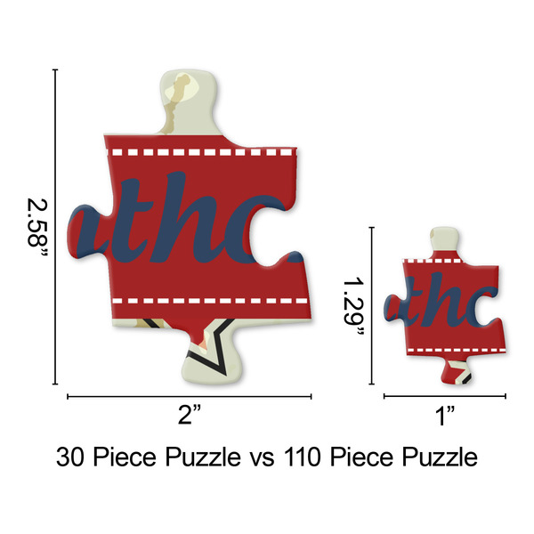 Americana Jigsaw Puzzle - Piece Comparison