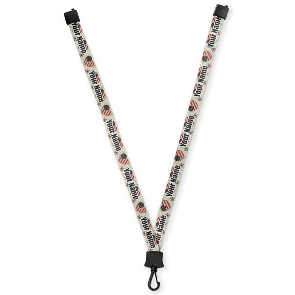 Custom Americana Lanyard (Personalized)