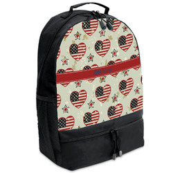 Americana Backpacks - Black (Personalized)