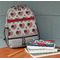 Americana Large Backpack - Gray - On Desk