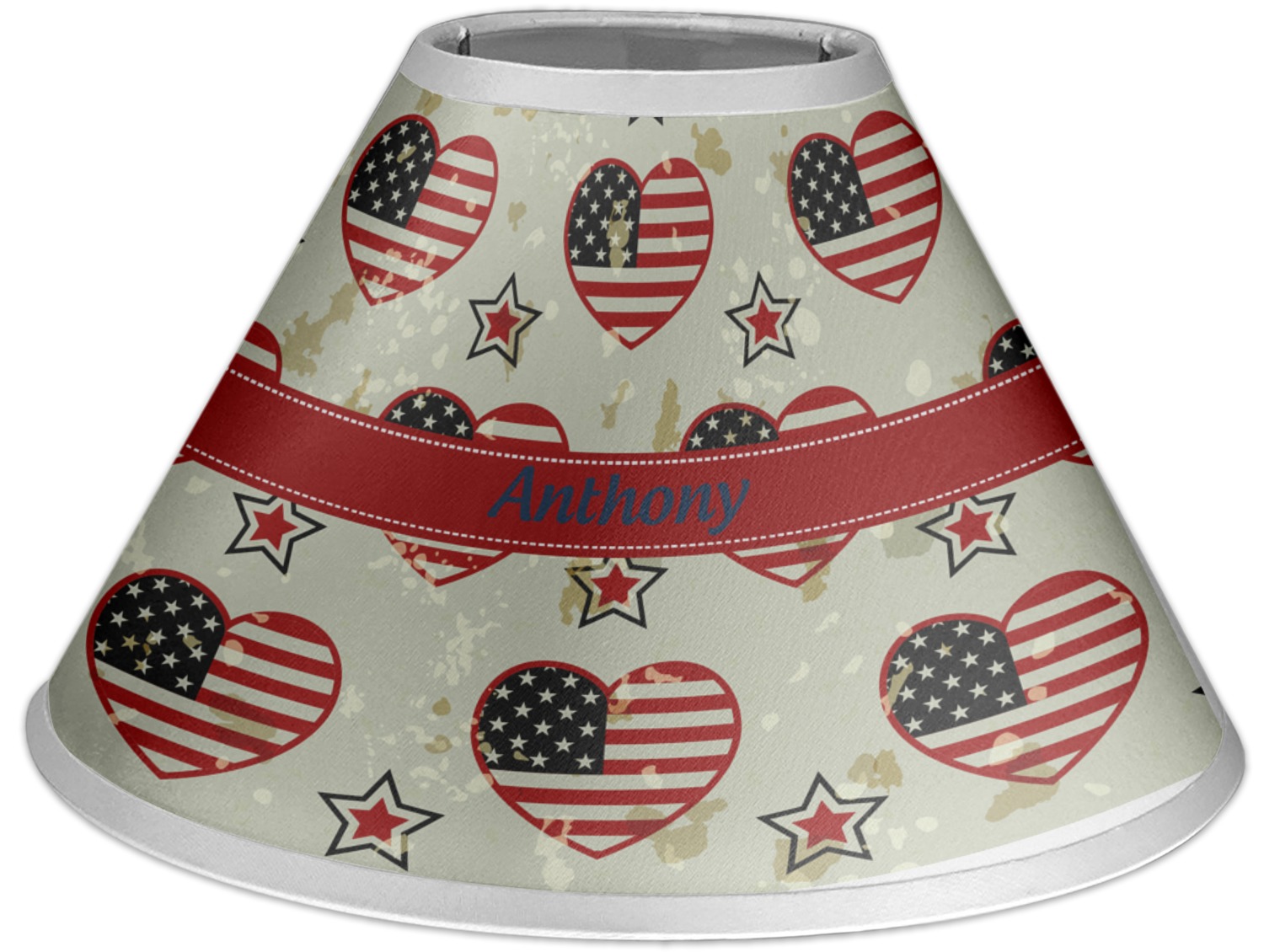 Americana Coolie Lamp Shade (Personalized) YouCustomizeIt