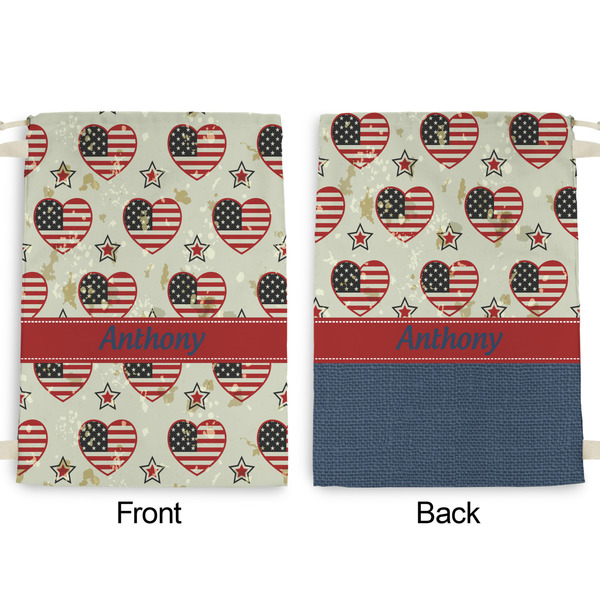 Americana Large Laundry Bag - Front & Back View