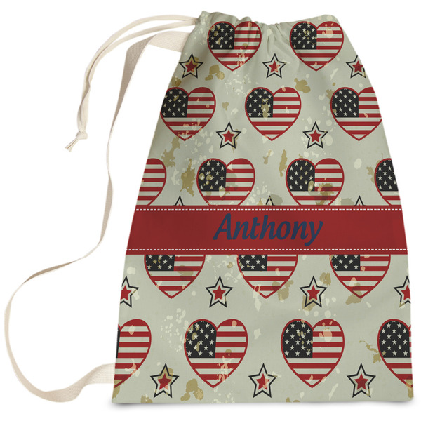 Custom Americana Laundry Bag - Large (Personalized)