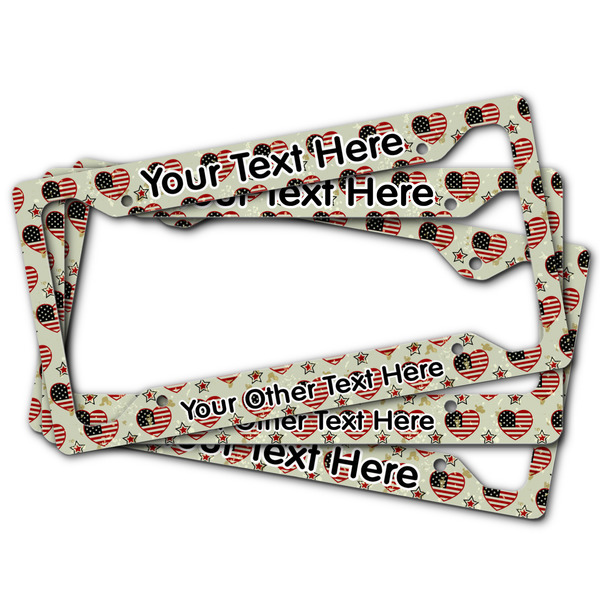 Americana License Plate Frames - (PARENT MAIN)
