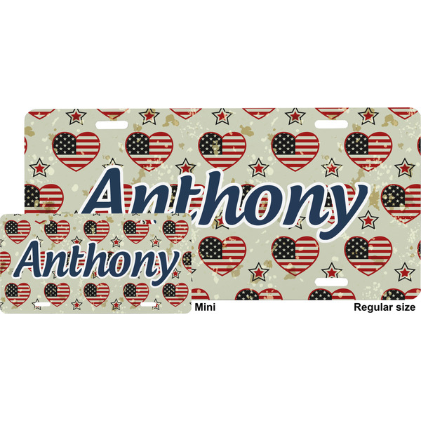 Americana License Plate (Sizes)