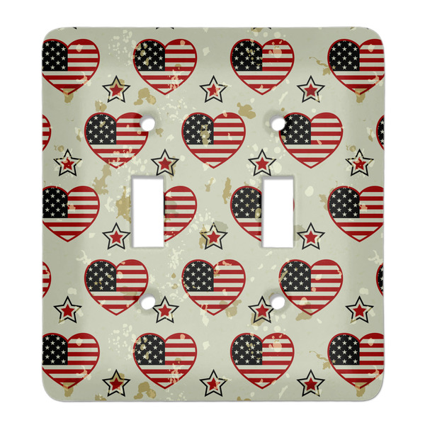 Custom Americana Light Switch Cover (2 Toggle Plate)