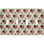 Americana Light Switch Cover (4 Toggle Plate)