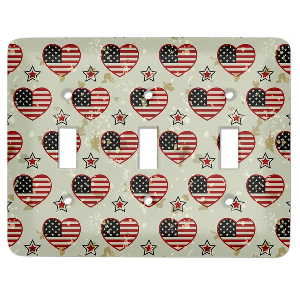 Custom Americana Light Switch Cover (3 Toggle Plate)