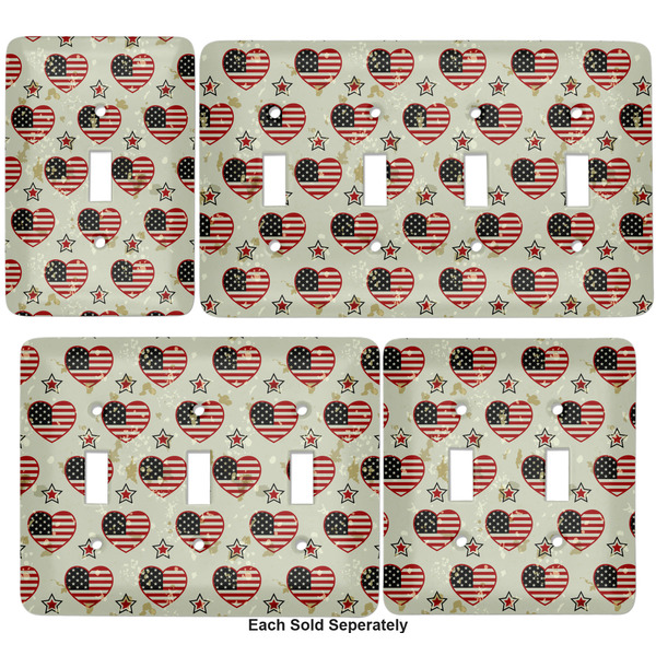 Americana Light Switch Covers all sizes