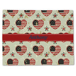Americana Single-Sided Linen Placemat - Single w/ Name or Text