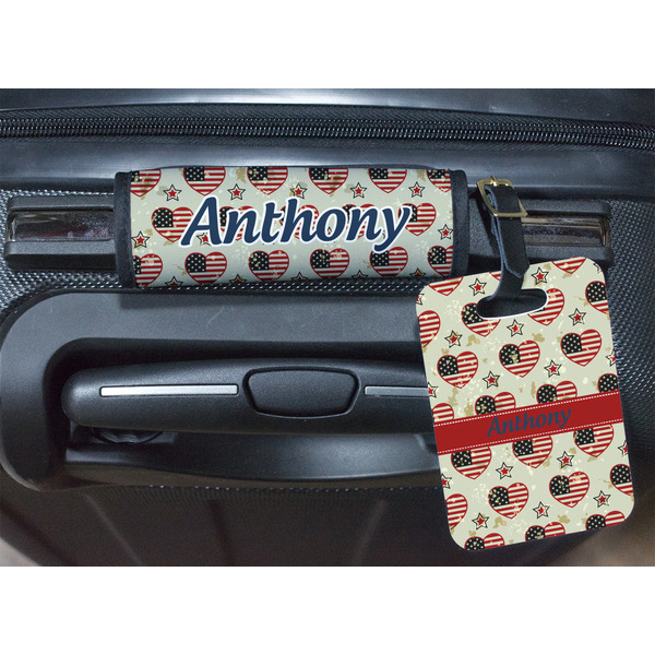 Americana Luggage Wrap & Tag