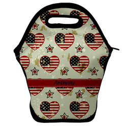Americana Lunch Bag w/ Name or Text