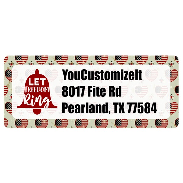 Custom Americana Return Address Labels (Personalized)