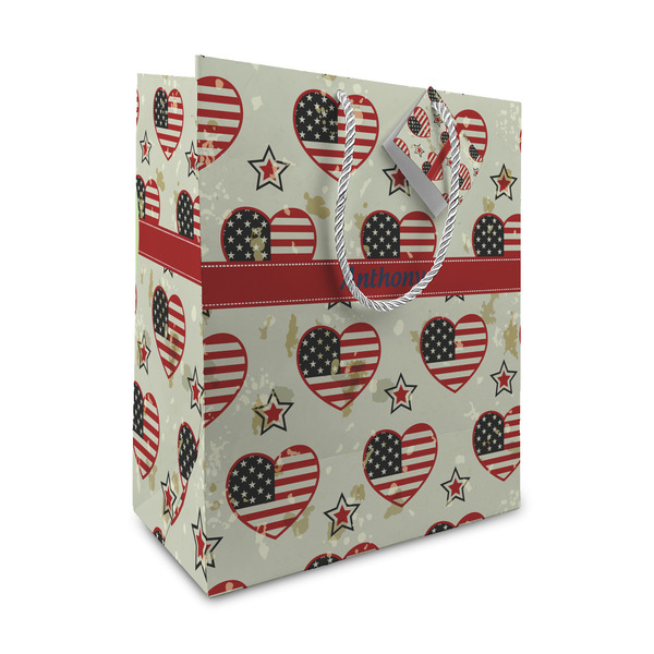 Custom Americana Medium Gift Bag (Personalized)