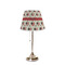 Americana Poly Film Empire Lampshade - On Stand