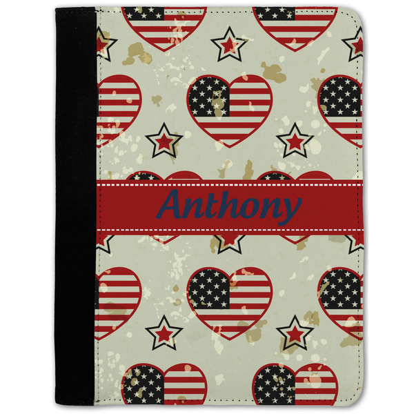 Custom Americana Notebook Padfolio - Medium w/ Name or Text