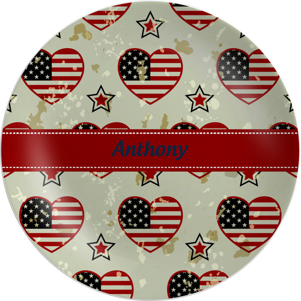 Custom Americana Melamine Plate (Personalized)