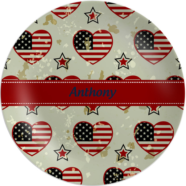 Custom Americana Melamine Plate (Personalized)