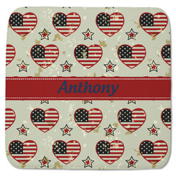 Americana Memory Foam Bath Mat - 48"x48" (Personalized)