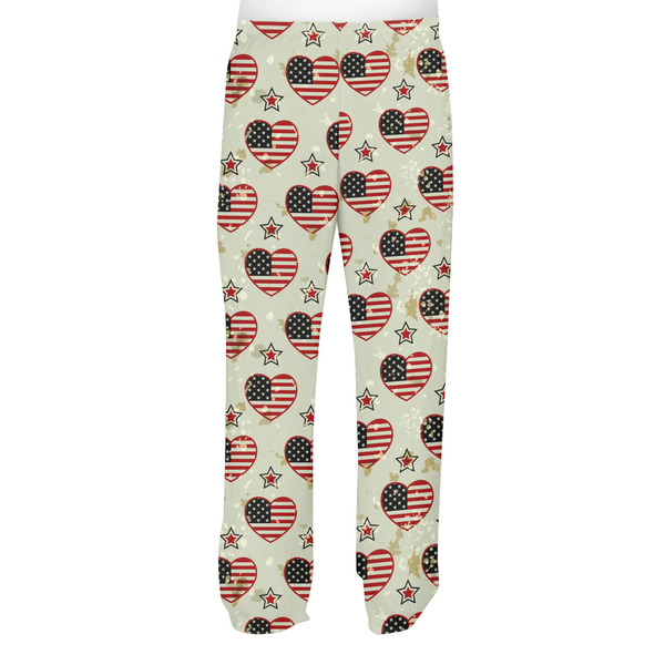 Americana Men's Pjs Back - on model