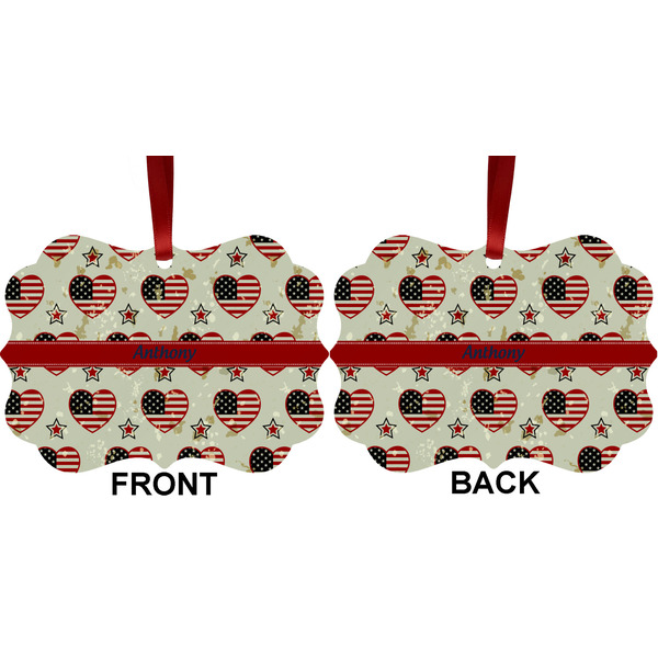 Americana Metal Benilux Ornament - Front and Back (APPROVAL)