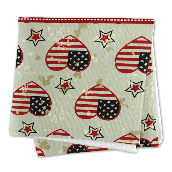 Americana Microfiber Dish Rag - FOLDED (square)