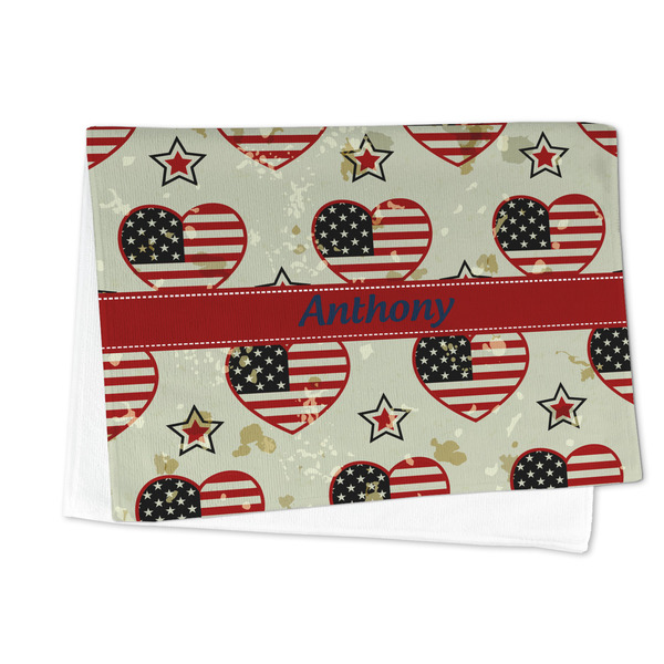 Americana Microfiber Dish Towel - FOLDED HALF