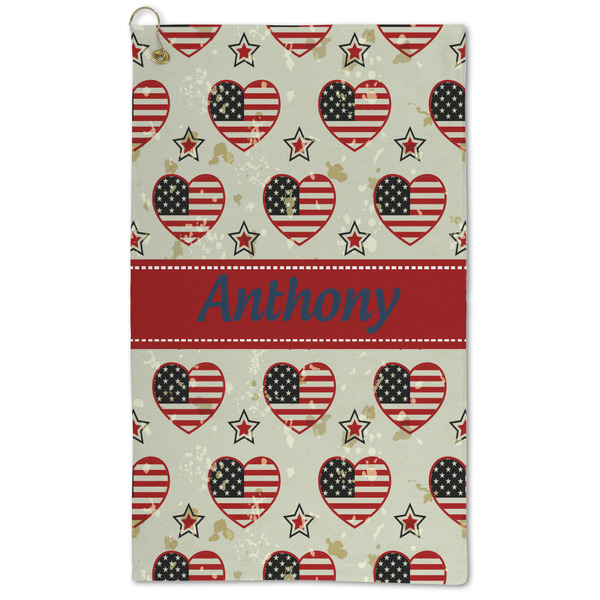 Custom Americana Microfiber Golf Towel (Personalized)