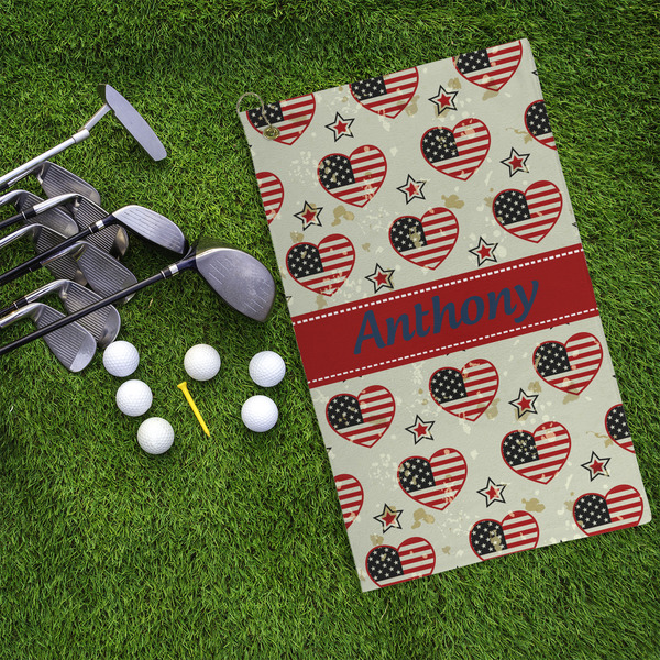 Americana Microfiber Golf Towels - LIFESTYLE