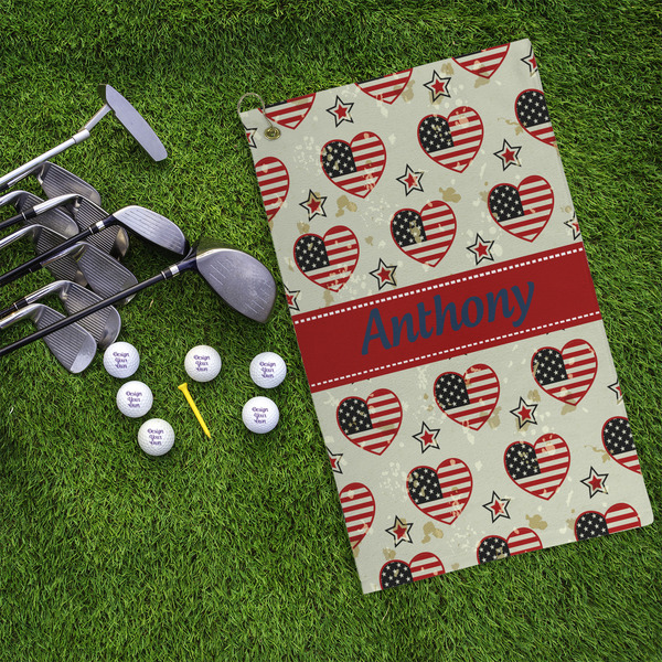Americana Microfiber Golf Towels - LIFESTYLE
