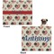 Americana Microfleece Dog Blanket - Large- Front & Back