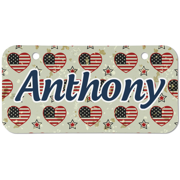 Americana Mini Bicycle License Plate - Two Holes