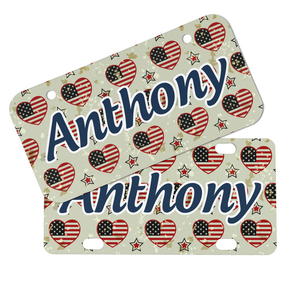 Americana Mini License Plates - MAIN (4 and 2 Holes)