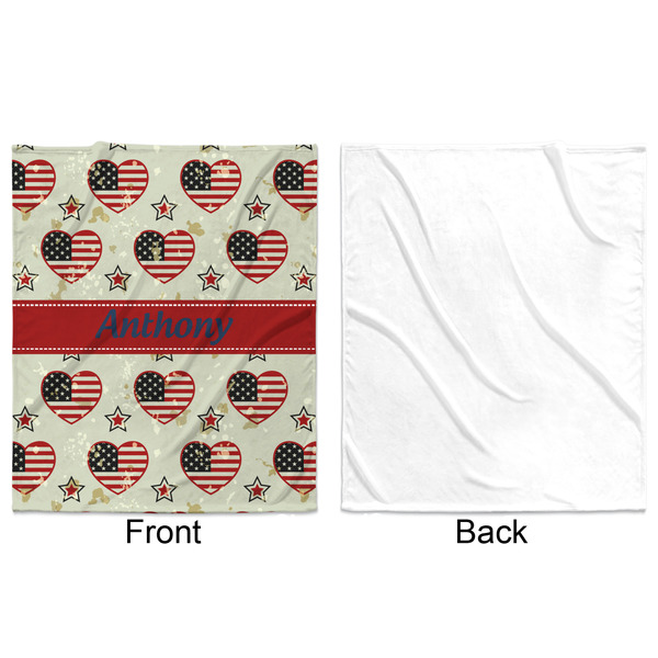 Americana Minky Blanket - 50"x60" - Single Sided - Front & Back