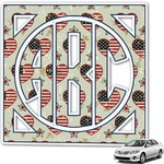 Americana Monogram Car Decal (Personalized)