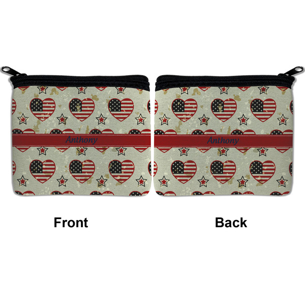 Americana Neoprene Coin Purse - Front & Back (APPROVAL)
