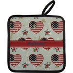 Americana Pot Holder w/ Name or Text
