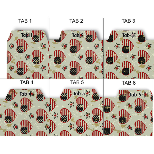 Americana Page Dividers - Set of 6 - Approval