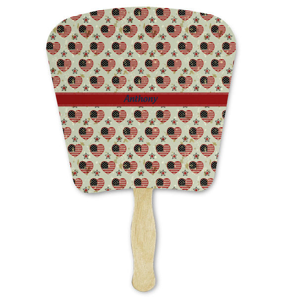Custom Americana Paper Fan (Personalized)