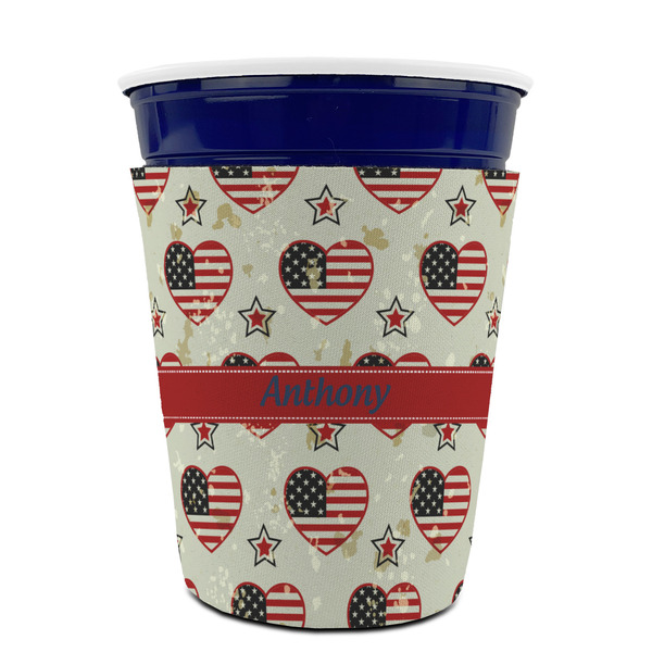 Americana Party Cup Sleeves - without bottom - FRONT (on cup)
