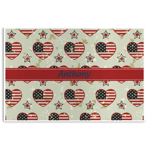 Custom Americana Disposable Paper Placemats (Personalized)