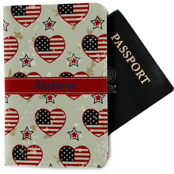 Custom Americana Passport Holder - Fabric (Personalized)